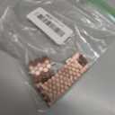 Minyee Compatible with Apple Watch Band Women 41/40/38/44/45/46/49/42mm, Dressy Honeycomb Pretty Adjustable Metal Designer Classy Wristband for iWatch Series 11 10 9 8 7 6 5 4 3 2 1 Ultra SE (Pink)