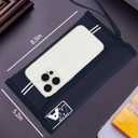 Signal Blocking Bag for Phones and Car Keys, Wallet Shielding Pouch Privacy Protective Case,Anti-Theft Tracking,Cell Phone Bluetooth/WiFi/GPS/Phone Bag (Blue)