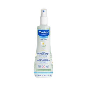 Mustela Baby Hair Styler & Skin Freshener - with Natural Avocado & Chamomile Water - Vegan & Hypoallergenic - 6.76 fl. oz.