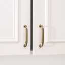 Goldenwarm 10 Pack 3 Inch Champagne Bronze Cabinet Pulls Kitchen Cabinet Handles Solid Zinc Alloy Pulls for Cupboard, Bathroom, Drawer & Dresser