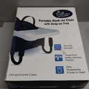 Portable Hook On High Chair with Tray for Babies & Toddlers, 6-36 Months, Collapsible Design, Fits Tables 0.8" to 3.5" Thick, Easy to Clean, with Travel Bag