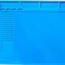 Silicone Soldering Mat 13.8 x 9.8 inch Repair Work Pad for Solder Iron Workbench Protenction - Heat Resistant 932F