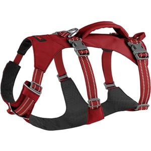 Tuff Pupper Escape Proof Dog Harness for Extra Small Dogs | No Pull Lightweight Adjustable Harness | No Escape Multifunctional Outdoor Pet Gear | Strong Durable Breathable | Secure Comfortable Fit (Crimson Red)