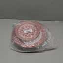 Hioasis 60pcs Red Plastic Plates Set - Floral Red & White Porcelain Design, 10.25" Dinner & 7.5" Dessert Plates Disposable for Christmas (Dishwasher Safe, Art Style)