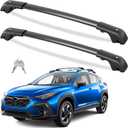 Tuyoung Roof Rack Cross Bars Compatible with Subaru Crosstrek 2024 2025 Limited/Premium/Sport (Not for Wilderness) with Side Rails, Lockable 220lbs Aluminum Roof Crossbars Rooftop Luggage Racks