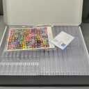 ARTDOT 60-Piece Diamond Art Storage Trays Kits for Adults with Lids, 2-in-1 Stackable Diamond Painting Accessories and Tools (White)