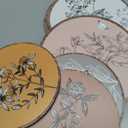 Barydat 6 Pieces Boho Plant Wall Art Decor Wooden Boho Farmhouse Rustic Bohemian Wall Hanging for Bedroom Living Room Office (Retro,8 Inch, 10 Inch)