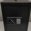 19.69 Inches Tall Safe Box, 3.3 Cu.ft Home Safe with Fireproof Waterproof Bag, Anti-Theft Digital Security Lock Box with Smart Alert System, Removable Shelf, Mute Function, Document Safes for Jewelry