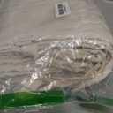 Canvas Laundry Bag 33"Wx 35"H, Thick Canvas Laundry Bag with Handles & Drawstring, Extra Large Heavy Duty Washable Basket Liner Hamper Liner Storage Sack (Beige XL, 1 Pack)