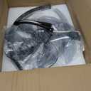 AIKVSXER Ceiling Fans with Lights and Remote, 20 Inch Low Profile Fandelier with APP Control, Ultra Quiet, 3CCT and 6 Wind Speeds for Bedroom, Living Room Modern Flush Mount Fan Light (Dark Black)