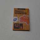 ARTISTRO 12 Fabric Markers - Fine Tip Fabric Markers Permanent for Clothes - No Bleed Pens for T-Shirts, Bags, Textile, Canvas, and more