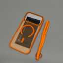 TORRAS Stronger Magnetic & Shockproof for iPhone 17 Pro Max Case, Fit for MagSafe, Military Grade Drop Protection, Camera Control, DIY Button, Slim for iPhone 17 Pro Max Case Translucent Orange