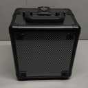 ZINHO Graded Card Case Upgraded Sports Card Storage Box Waterproof Trading Card Holder, Compatible with PSA BGS CSG FGS Up to 80+ Cards with TSA Approved Locks (Black) (Black 2 slots)