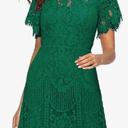 SimpleFun Summer Dresses for Women Beach Floral Tshirt Sundress Casual Pockets Boho Tank Dress (XX-Large, Leaf Green)