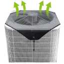 Air Conditioner Covers for Outside Units, 28" x 28" Central AC Cover, Top Universal Mesh Cover Defender for All Seasons
