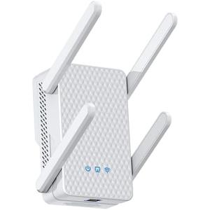 2026 WiFi 6 Extender Signal Booster, Longest Range up to 12000 sq.ft for Home, AX3000 Dual Band WiFi Repeater, 10X Faster Access Point