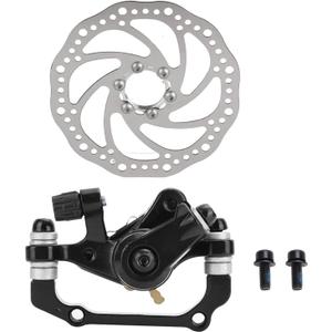 Bike Disc Brake Set Rear Disc Brake Caliper with 160mm Rotor Mountain Bike Flange Disc Brake Kit Brake Accessories for Mountain Bike
