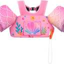 HeySplash Toddler Swim Vest, Toddler Floaties Fit 10-20-30-50-55 Lbs, Children Swimming Jacket 1-2-3-5-6 Year Old, Kids Float Swim Jacket Arm Water Wing, Puddle Pool Jumper Swim Aid,Boys,Girls,Nios, for kids 22-55lbs