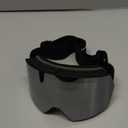 FMY Ski Goggles for Men Women & Youth - Anti Fog UV400 Protection Snowboard Snow Skiing Goggles for Adult (Silver & Black Frame)