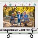 Grandchildren Picture Frame For First Time Grandparent, Gifts For Birthday Christmas, Grandchildren Are A Gifts From God Photo Frame Pregnancy Announcement Gifts For New Grandma Grandpa Gigi Nana -02