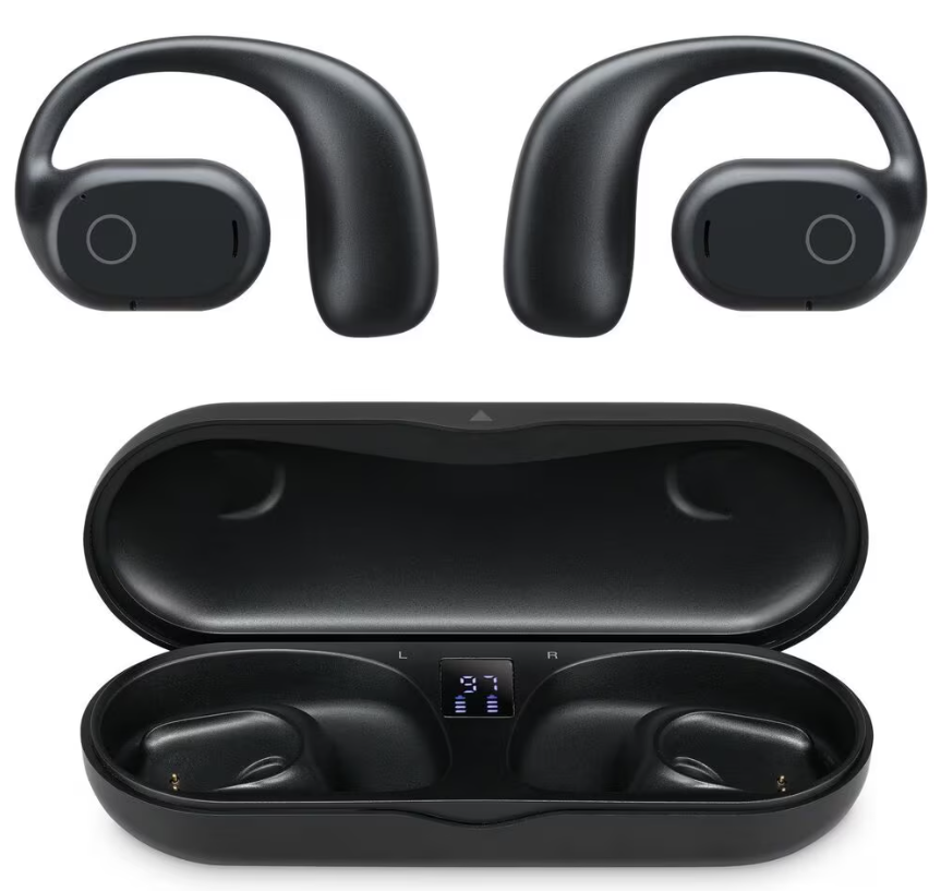 iLive Driver Clear Truly Wireless Open Ear Earbuds in Black