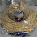 Corona Extra Sun Hat, Adult Large Wide Brim Straw Lifeguard Cap for Men and Women, Beach and Pool Accessories (Stripes)