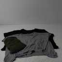 No Brand,T-Shirt 3 Pack, Black, Green, Black, M,Women