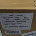 Genuine Suede Ankle Snow Boots for Women Men-Water Resistant Warm Flat Padded Winter Fuzzy Mini Boots with Cozy Faux Fur Lining, 40, Chestnut