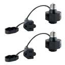 3 in 1 Outlet Light Socket Adapter,E26/E27 Bulb Socket to 3 Prong Outlet with Extension Cord, Flexible Light Socket Converter Suitable for Indoor Outdoor Porch Garage Patio CCTV Camera Use (2)