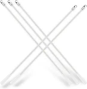 JUYO VONSAN 5pcs Curtain Pull Wand Blinds Wand Fiberglass Vertical Blinds Replacement Parts Blind Tilt Wand (5, 32 Inch in Length)