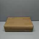 Glass Storage Box with Dividers, 2 Pack Glassware Storage Containers, Stemware Storage Cases Holds 32 Glasses, Stackable Crystal Storage Containers with Clear Cover for MovingBeige