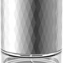 Airversa Essential Oil Diffuser Waterless Aromatherapy Diffusers for Home Large Room, Bedroom, Car, Office, Desk, Battery Operated, Small Diffuser for Pure Scent, 100mL Capacity, AN5 (Silver) (Glossy Silver Shiny)
