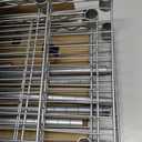 SONGMICS 5-Tier Storage Shelves, Adjustable Wire Shelving Unit, 8 Hooks