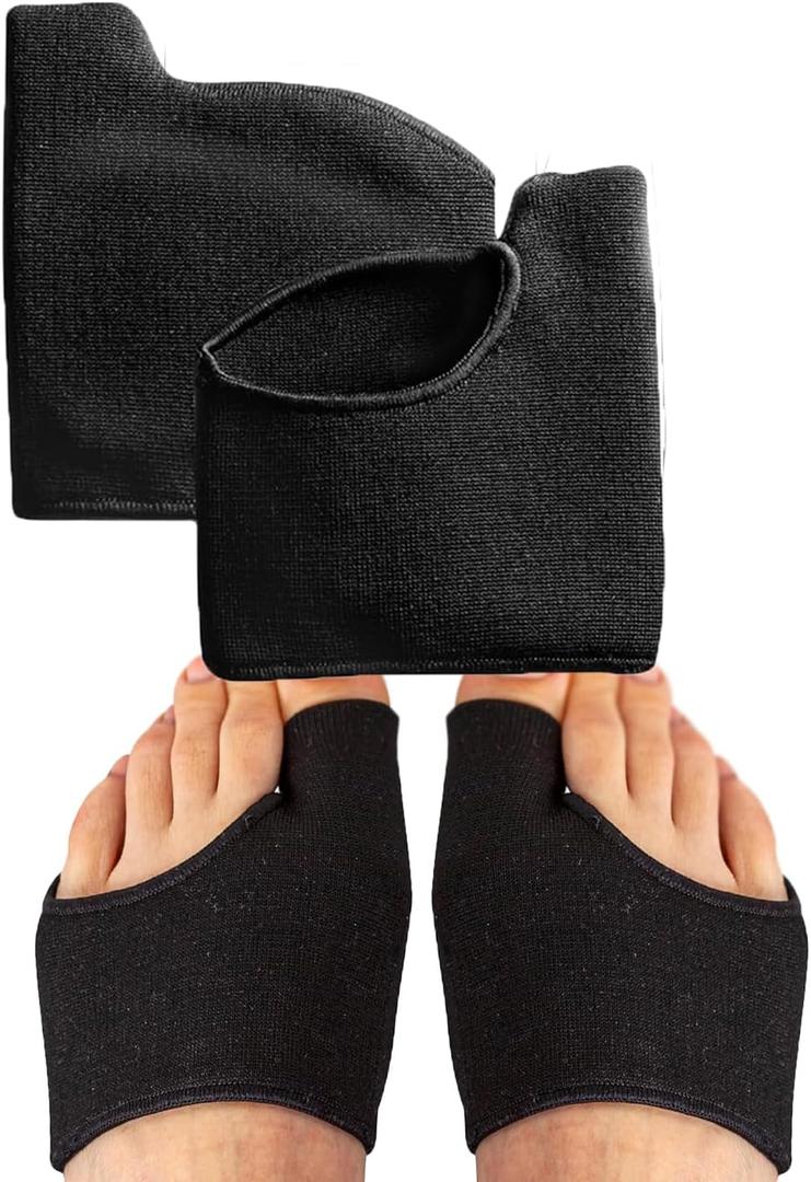 Orthopedic Metatarsal Pads, Foot Pads for Ball Pain Relief, Ball of Foot Cushion with Gel Pad for Women and Men, Morton's Neuroma, Metatarsalgia Support (Black/Large/1pc)