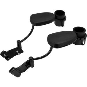 Black Passenger Armrests with Cup Holder Adjustable Fit for Goldwing GL1800 1800P 1800HP 20012017 Motorcycle Rear Seat Accessories