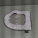 Hudson Comfort Heated Toilet Seat Cover  USB Powered Toilet Seat Warmer  Adjustable Temperature Levels Toilet Seat Cover with Soft Plush Fabric  Hand Wash and Easy Installation (Elongated)