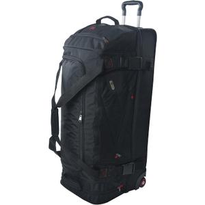 ful Rolling Duffel Travel Luggage Bag with Wheels, Black, 36"