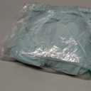 AISWI Mesh Ruched Maternity Dress Baby Shower Wedding Guest Pregnancy Shoot Fall Long Short Sleeves Square Neck Size Large, Light Green