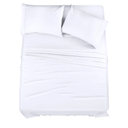Utopia Bedding Full Sheet Set – 4 Piece Bed Sheets for Full Size Bed, Soft and Breathable Microfiber, Includes 1 Fitted Sheet, 1 Flat Sheet and 2 Pillowcases (White), Full