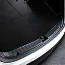 Rear Trunk Bumper Guard for Tesla Model Y Juniper 2025 2026 - Black TPE Bumper Protector with Scratch Resistant, Waterproof, Easy to Clean & Tool-Free Install