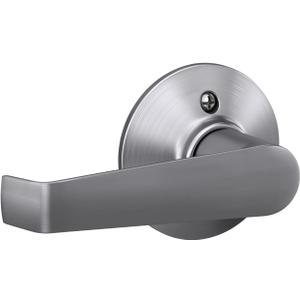 Schlage F170 ELA 626 Elan Door Lever, One Sided Non-Turning Dummy Door Handle, Satin Chrome