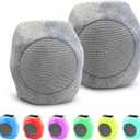 2-piece Upgraded Solar Rock Bluetooth Speaker, Waterproof IPX7 TWS Pairing, RGB Color Lighting and USB Charging, Suitable for Courtyard Pool Parties, Outdoor Gardens
