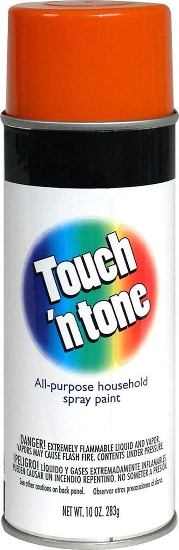 Touch N Tone Spray Paint 55283830, 10 oz, Gloss Orange