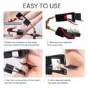 Magnetic Eyelashes with Applicator, 4 Pairs Reusable 3D False Lashes Natural Look, No Glue or Eyeliner Needed, Water Resistant Lightweight Makeup Kit for Daily Wear