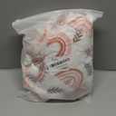 Pea Pod Baby Car Seat Cover Girls, Infant Rainbow Car Seat Covers Canopy for Newborn,2 Layers Windows of Breathable Mesh/Fabric, Lightweight Polyester/Minky Dot Backing, Snug Fit Most Baby Car Seat (Single Zipper)