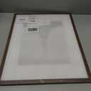 upsimples 16x20 Picture Frame, Display Pictures 11x14 with Mat or 16 x 20 Without, Wall Hanging Poster Frame, Brown, 1 Pack