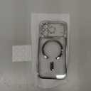 Glitter for iPhone 17 Pro Case with Eye-catching Integrated Lens Protection, [Sparkly Bling Back Panel] [Seamless Work with Magsafe] Cute Women Girly Magnetic Phone Case for iPhone 17 Pro 6.3" Silver