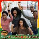 3 x 60Pcs Juneteenth Party Favors Bulk Include 30 Juneteenth Freedom Day Button Pins and 30 Happy Juneteenth Silicone Bracelets for 1865 Black Emancipation Day Activity Supplies Gifts