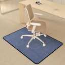 Corduroy Heavy Duty Office Chair Mat for Carpet & Hardwood Floors, Desk Chair Mat for Carpeted Floors and Hardwood Floor for Home Office (48" x 36")