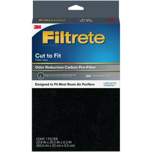 Filtrete Odor Reduction Carbon Pre-Filter Room Air